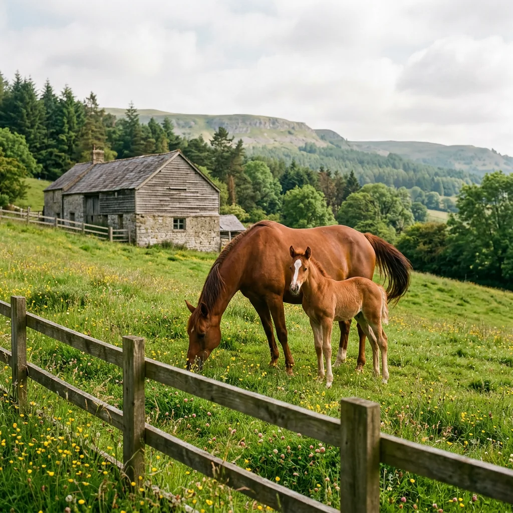 Élevage de chevaux, Ferme de l'Oiseau Bleu, Le Touvet