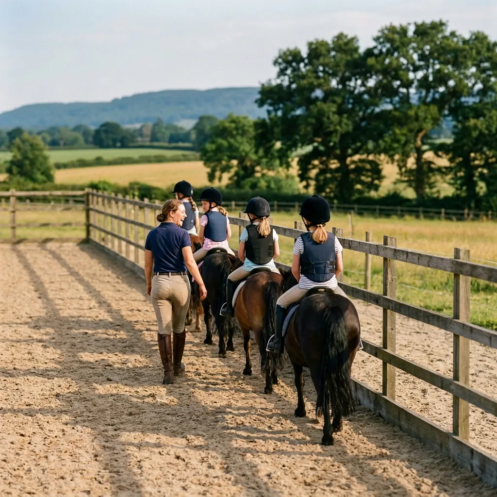 Cours de poney à Le Touvet, Isère
